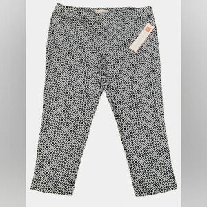 Jude Connally XL Preppy Capri Grand Links Pull-On Stretch New